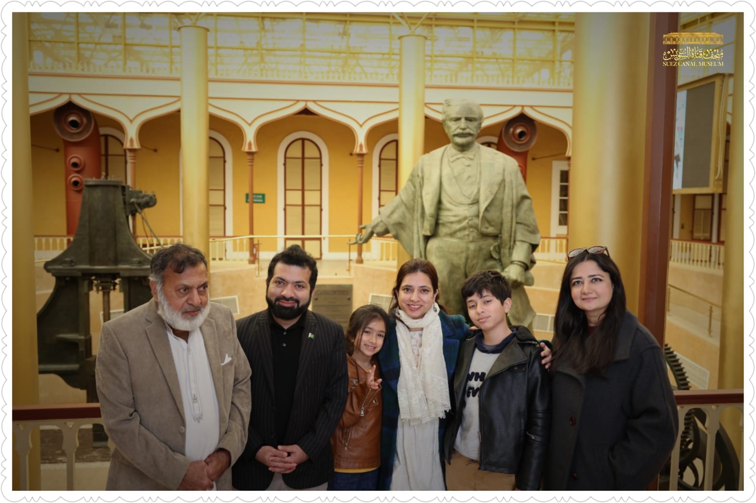 Visit of H.E.Mr.Raza Shahid, Acting Ambassador of Pakistan in Cairo, to the Suez Canal Museum