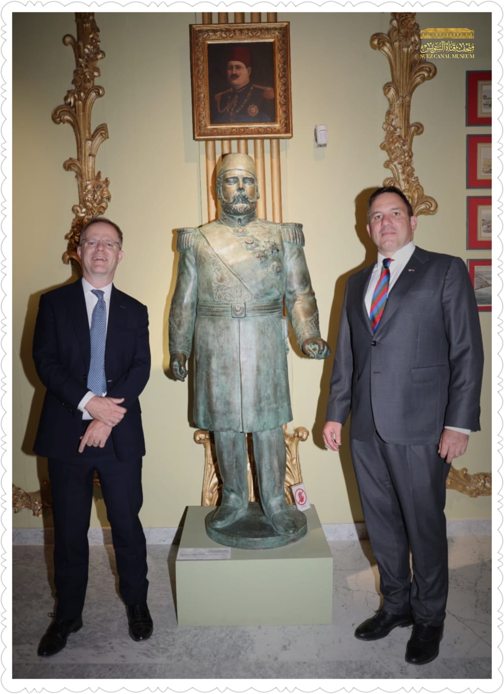 Visit of H.E. Mr.Gareth Bayley, the British Ambassador to Cairo,to the Suez Canal Museum 