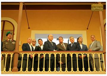 زيارة معالي الفريق أسامة عسكر مستشار رئيس الجمهورية للشئون العسكرية لمتحف قناة السويس